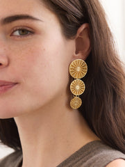 Naomi Statement Earrings - Gold