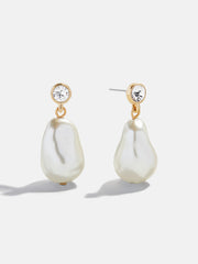 Elizabeth Earrings - White