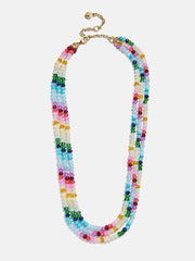 Lena Semi-Precious Layered Necklace - Multi
