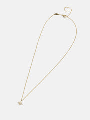 18K Gold Motif Necklace - North Star