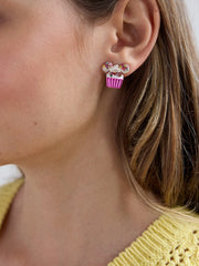 Disney Mickey Mouse Cupcake Earrings - Disney Cupcake Earrings