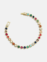 Nina Semi-Precious Bracelet - Gold/Multi