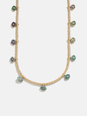 Evil Eye Pisa Necklace - Gold/Blue
