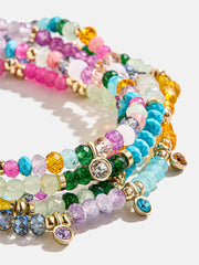 Indya Semi-Precious Layered Bracelet Set - Multi