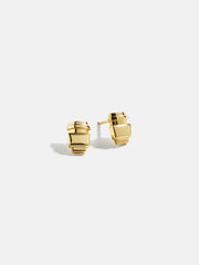 18K Gold Just For Fun Earrings - Coffee