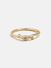 18K Gold Kara Ring - Gold/Pavé