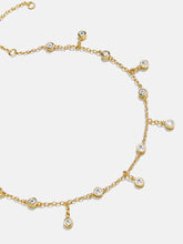 Leslie 18K Gold Anklet - Gold/Pavé