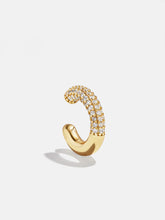 Demi 18K Gold Ear Cuff - Gold/Pavé