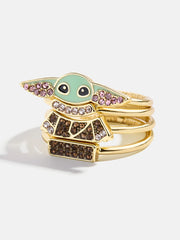 STAR WARS™ GROGU™ Ring Set - Gold/Green
