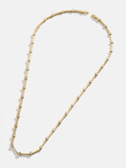 18K Gold Eve Necklace - Gold/Pavé
