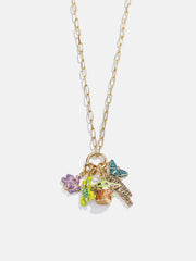 STAR WARS™ GROGU™ Cluster Charm Necklace - Gold/Green