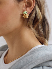 STAR WARS™ GROGU™ Earrings - Gold/Green