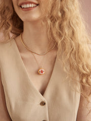 Disney Alice in Wonderland Locket - Gold/Multi