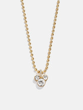 Disney Mickey Mouse Pisa Necklace - Gold/Pavé