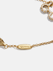 Disney Mickey Mouse 18K Gold Plated Sterling Silver Pavé Bracelet - Gold/Pavé