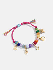 Riley Semi-Precious Charm Bracelet - Multi