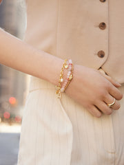 Marysol Semi-Precious Bracelet - Pink
