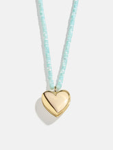 Millie Bubble Heart Necklace - Turquoise