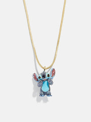 Disney Stitch 3D Pendant Necklace - Blue