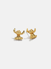 Disney Stitch 18K Gold Plated Sterling Silver Earrings - Gold