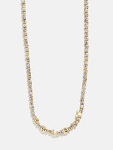 Disney Mickey Mouse Bezel Custom Tennis Necklace - Gold/Pavé