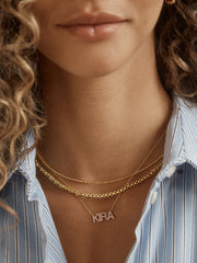 Disney Mickey Mouse Repeating Tennis Necklace - Gold