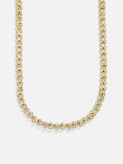 Disney Mickey Mouse Repeating Tennis Necklace - Gold/Pavé