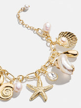 Isla Charm Bracelet - Gold/Pearl