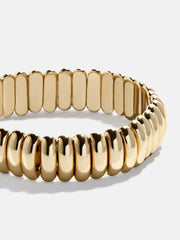 Keira Ribbed Bracelet - Gold