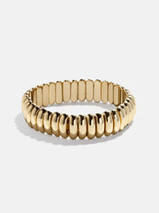 Keira Ribbed Bracelet - Gold
