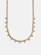 Joelle Pisa Beaded Necklace - Circle Bezel
