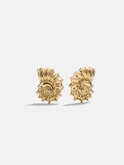 Nixie Seashell Earrings - Gold