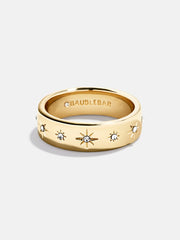 Astra Star Ring - Gold/Pavé