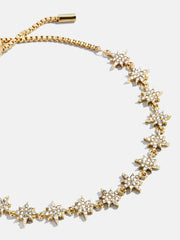Venus Celestial Pull-Tie Bracelet - Gold/Pavé