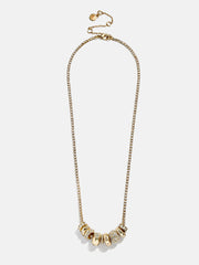 Danica Celestial Charm Necklace - Gold/Pavé