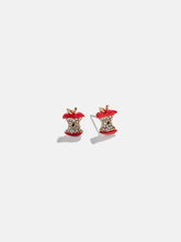 Cute To The Core Apple Earrings - Apple