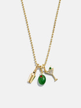 Pimento Memento Charm Necklace - Gold/Green