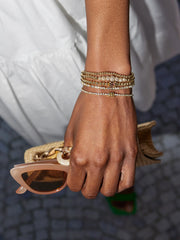 Bubble Initial Tennis Bracelet - Tennis Bracelet