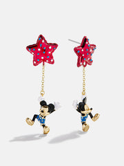 Disney Mickey Mouse Americana Star Earrings - Red, White, & Blue