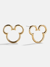 Disney Mickey Mouse Puffy Studs - Gold