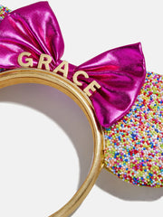 Disney Minnie Mouse Sprinkle Custom Ears Headband - Minnie Mouse Sprinkle Custom Ears