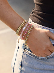 Tamera Gold Bracelet - Gold/Pavé