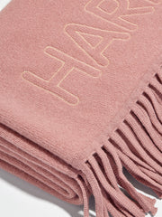 Pure Merino Wool Custom Blanket - Dusty Rose/Cream