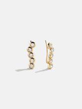 Savannah Crawler Earrings - Gold/Pavé