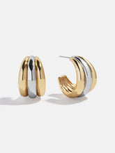 Gina Hoop Earrings - Gold/Silver