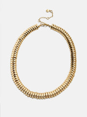 Keira Ribbed Necklace - Gold
