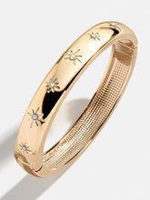 Astra Celestial Hinge Bangle - Gold/Pavé
