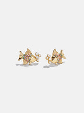 High Tide Fish Earrings - Gold/Multi