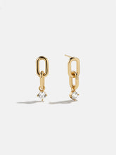 Heather 18K Gold Earrings - Gold/Pavé