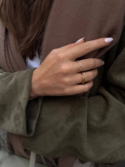 Miranda 18K Gold Wrap Ring - Gold/Pavé